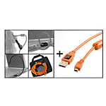 Tether Tools Starter Tethering Kit W/Usb 2.0 Mini-B 5 Pin Cable 15Ft Org 0