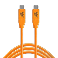 Tether Tools TetherPro USB-C to USB-C Cable 3ft Orange 0