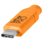 Tether Tools TetherPro USB-C to USB-C Cable 10ft Orange 1