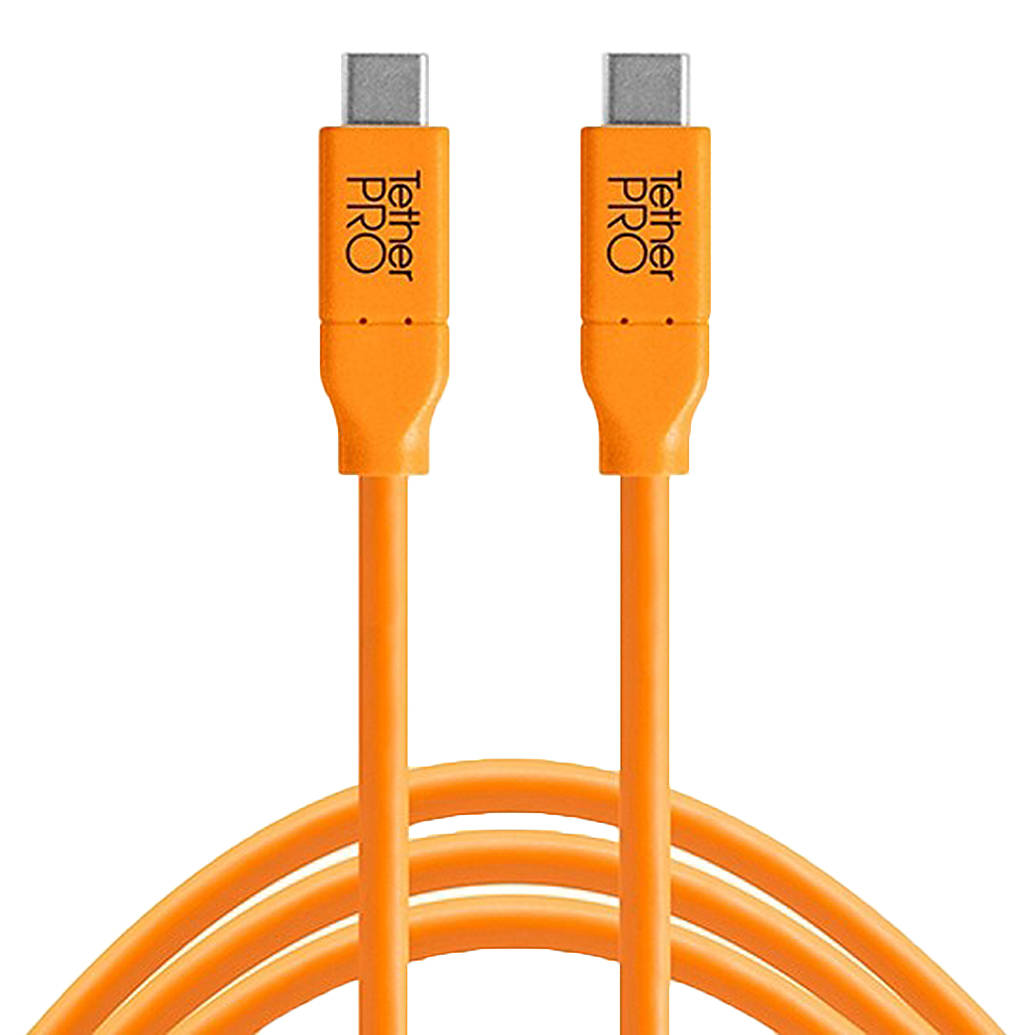 Tether Tools TetherPro USB-C to USB-C Cable 10ft Orange