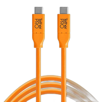 Tether Tools TetherPro USB-C to USB-C Cable 15ft Orange 0