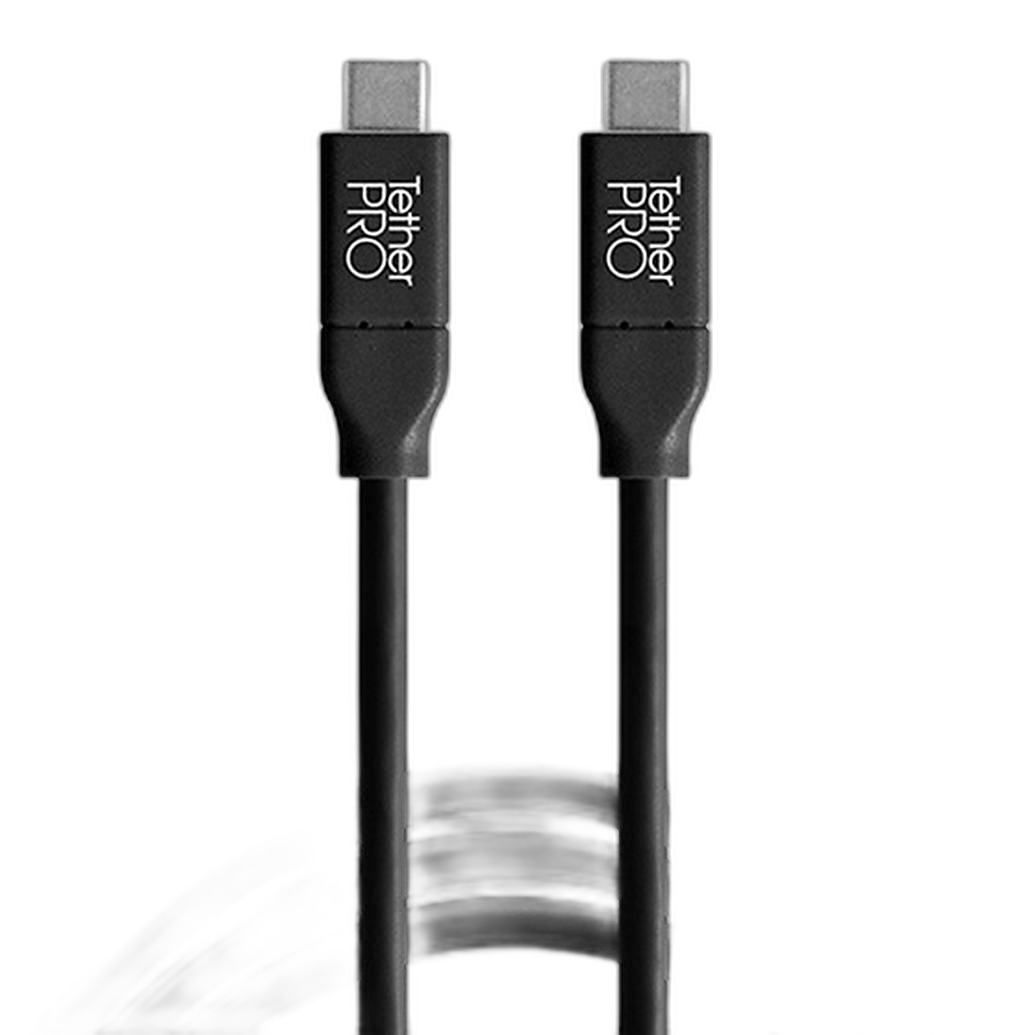 Tether Tools TetherPro USB-C to USB-C Cable 15ft Black