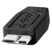 Tether Tools TetherPro USB-C to 3.0 Micro-B Cable 15ft Black 3