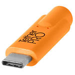 Tether Tools TetherPro USB-C to 3.0 Male B Cable 15ft Orange 1