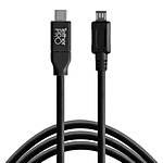 Tether Tools TetherPro USB-C to 2.0 Micro-B 5-Pin Cable 15ft Black 0
