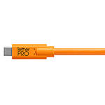 Tether Tools TetherPro USB-C to 2.0 Mini-B 8-Pin Cable 15ft Orange 2