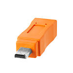 Tether Tools TetherPro USB-C to 2.0 Mini-B 8-Pin Cable 15ft Orange 3