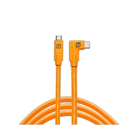 Tether Tools TetherPro USB-C to USB-C R. Angle Orange 15ft 0