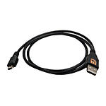 TetherPro USB 2.0 Male to Mini-B 5 pin 3ft Black 1
