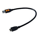 TetherPro USB 3.0 male to Micro-B 1ft Black 0