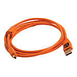 TetherPro USB 2.0 Male to Mini-B 5 pin 6ft Orange 1