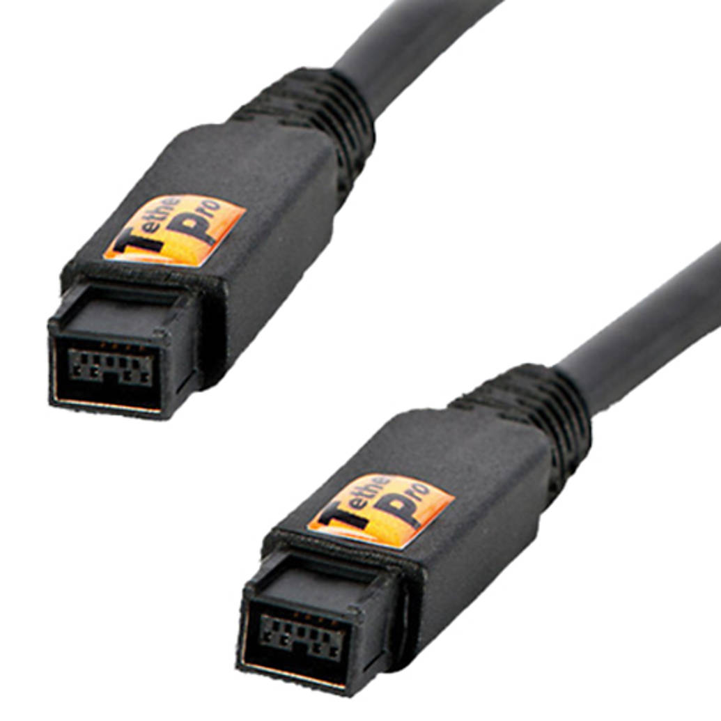 Tether Tools TetherPro FireWire 800 9-Pin to 9-Pin 15ft / 4.6m Black