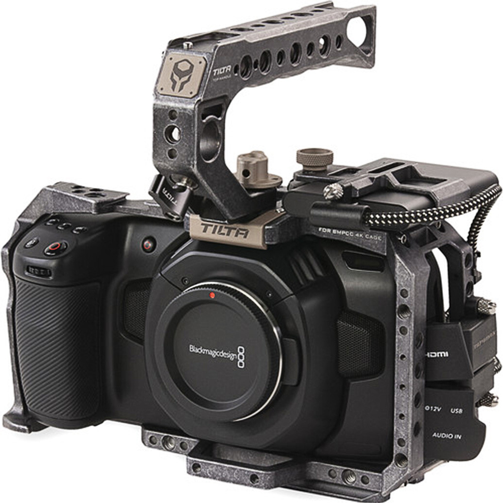 Tilta Camera Cage for Blackmagic Pocket 4K/6K Basic Kit - Tactical Gray