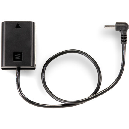 Tilta Sony NP-FW50 Dummy Battery to 3.5 DC Male Cable