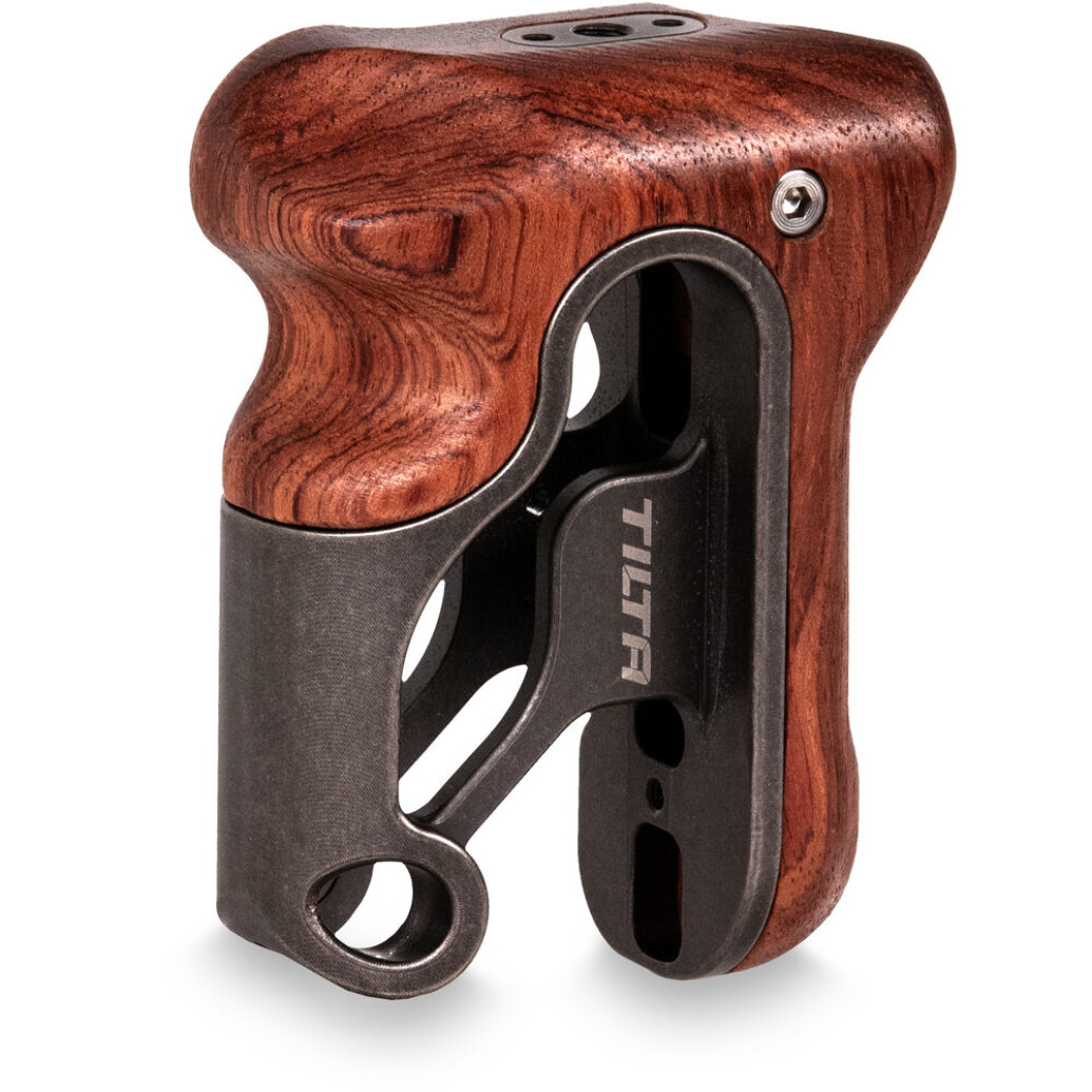 Tilta Left Side Wooden Handle - Tactical Gray