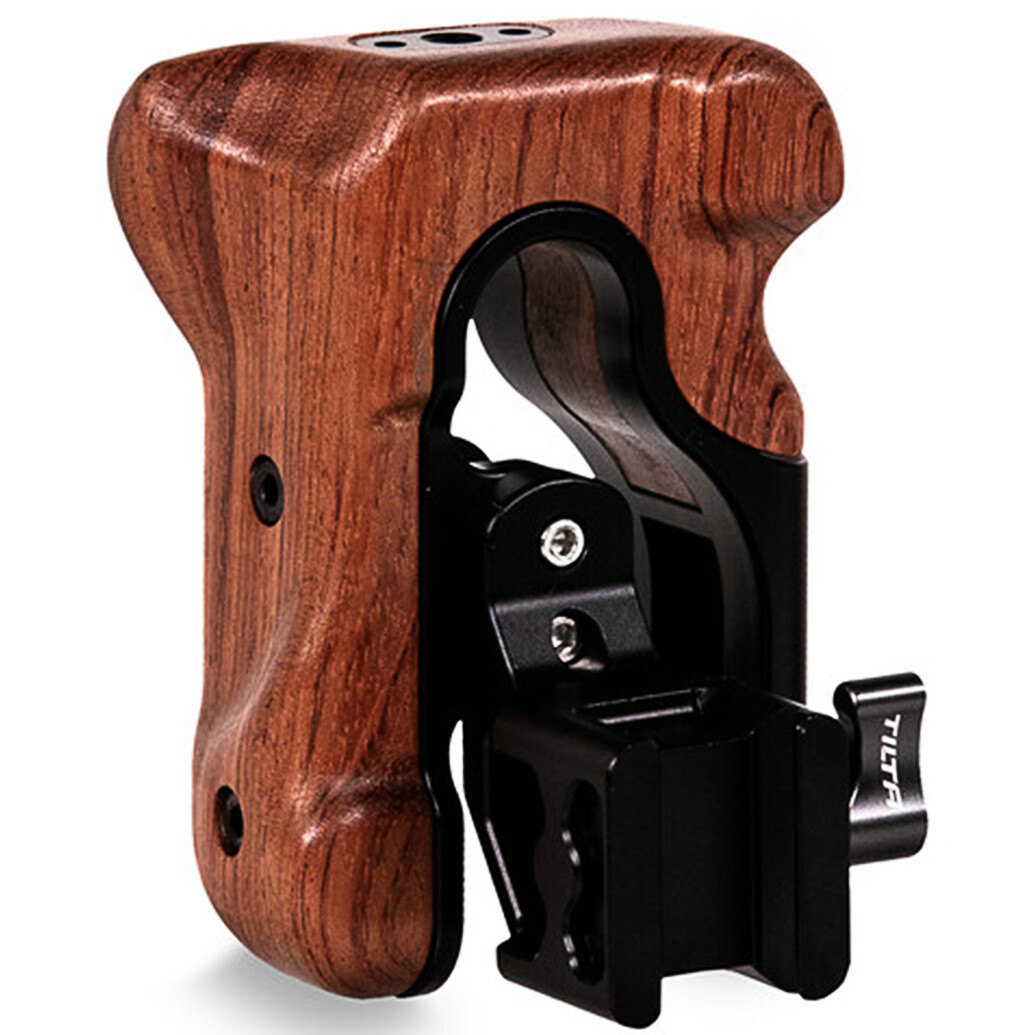 Tilta Left Side Wooden Handle - Black, Type VI