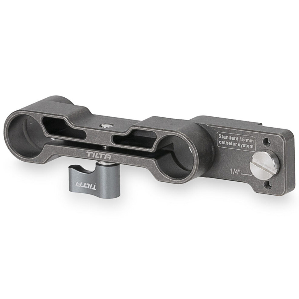Tilta 15mm Rod Holder For Blackmagic Pocket 6K Pro/G2 - Tactical Gray