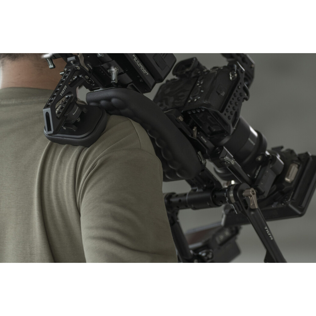 Support D'épaule Léger Tilta - Compatible DSLR Et Caméras, Avec Plaque Manfrotto/ARCA Et Poignée Réglable