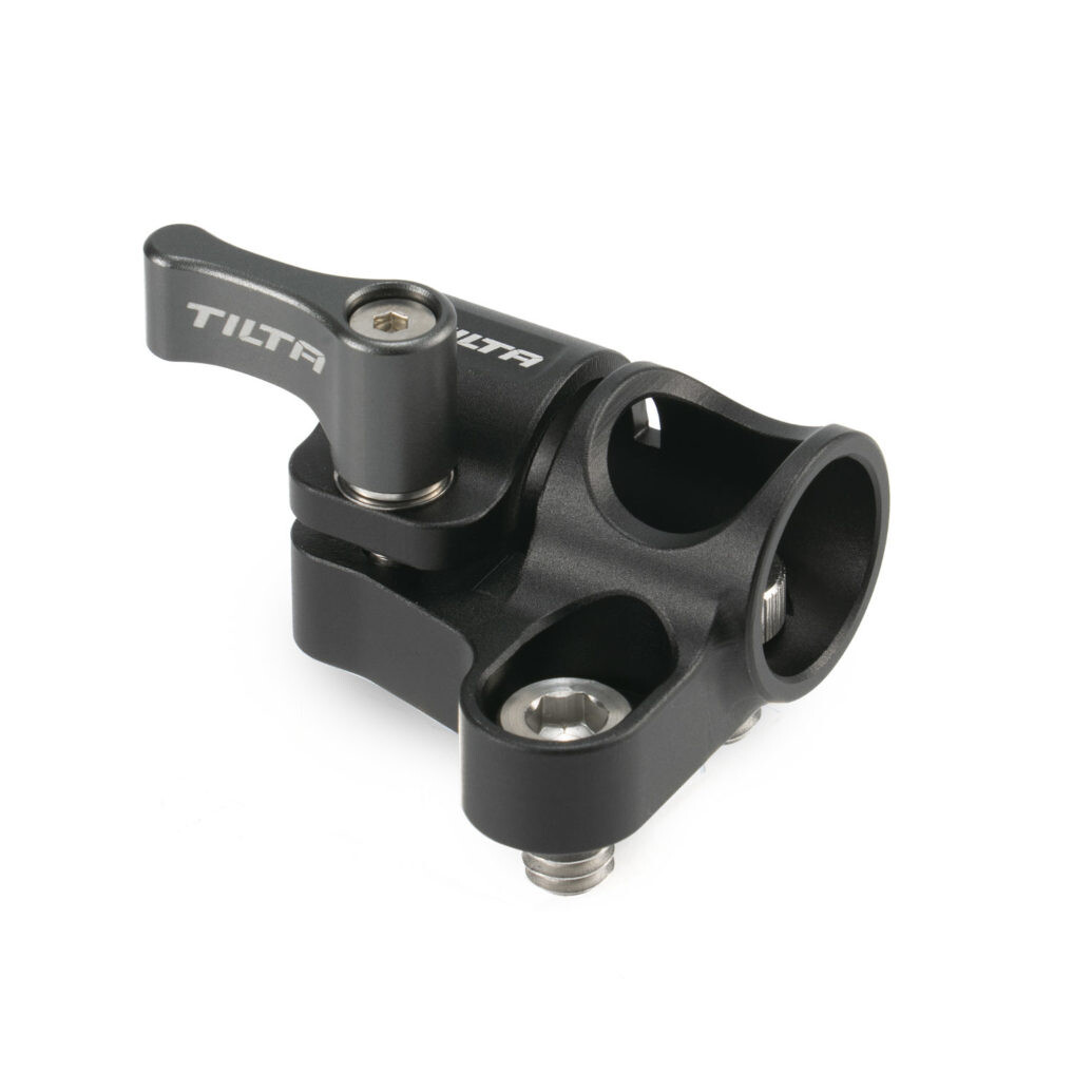Tilta 15mm Rod Holder to Dual 1/4-20 Adapter - Black