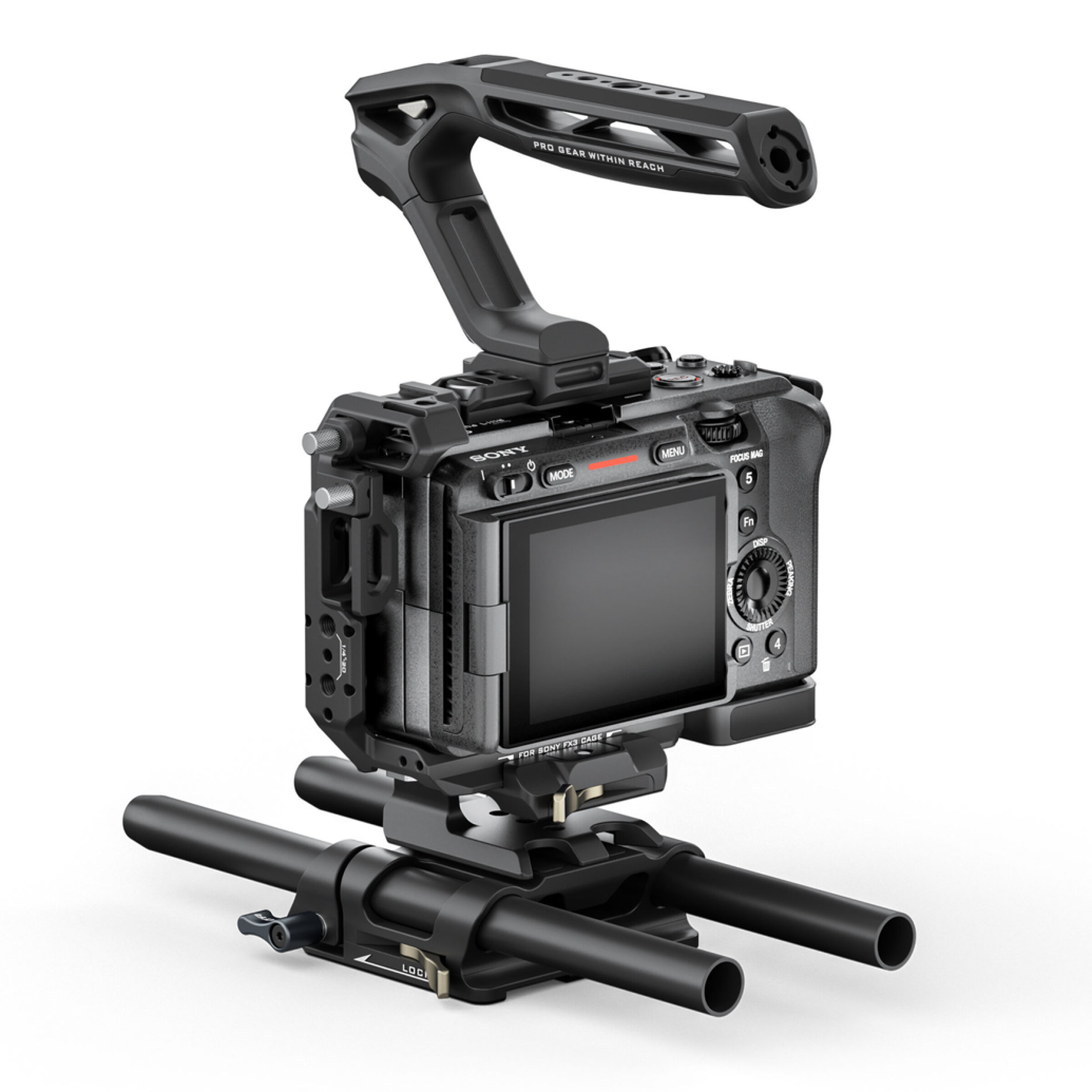 Tilta Camera Cage Basic Kit v2 for Sony FX3 & FX30 (Black) TA T16 A B