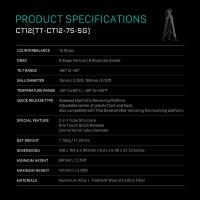 Tilta Cine Fluid Head  and  One Touch Carbon Fiber Tripod Legs 26.5lb Space Gray 5