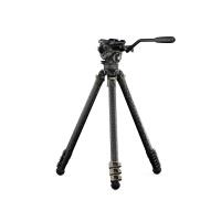 Tilta Cine Fluid Head  and  3-Stage Carbon Fiber Tripod Legs 17.6lbs Forest Camo 0