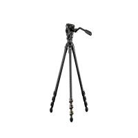 Tilta Cine Fluid Head  and  3-Stage Carbon Fiber Tripod Legs 17.6lbs Space Gray 2