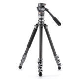 Tilta VT05 Travel Video Carbon Fiber Tripod - Space Gray 0
