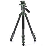 Tilta VT05 Travel Video Carbon Fiber Tripod - Forest Green 3