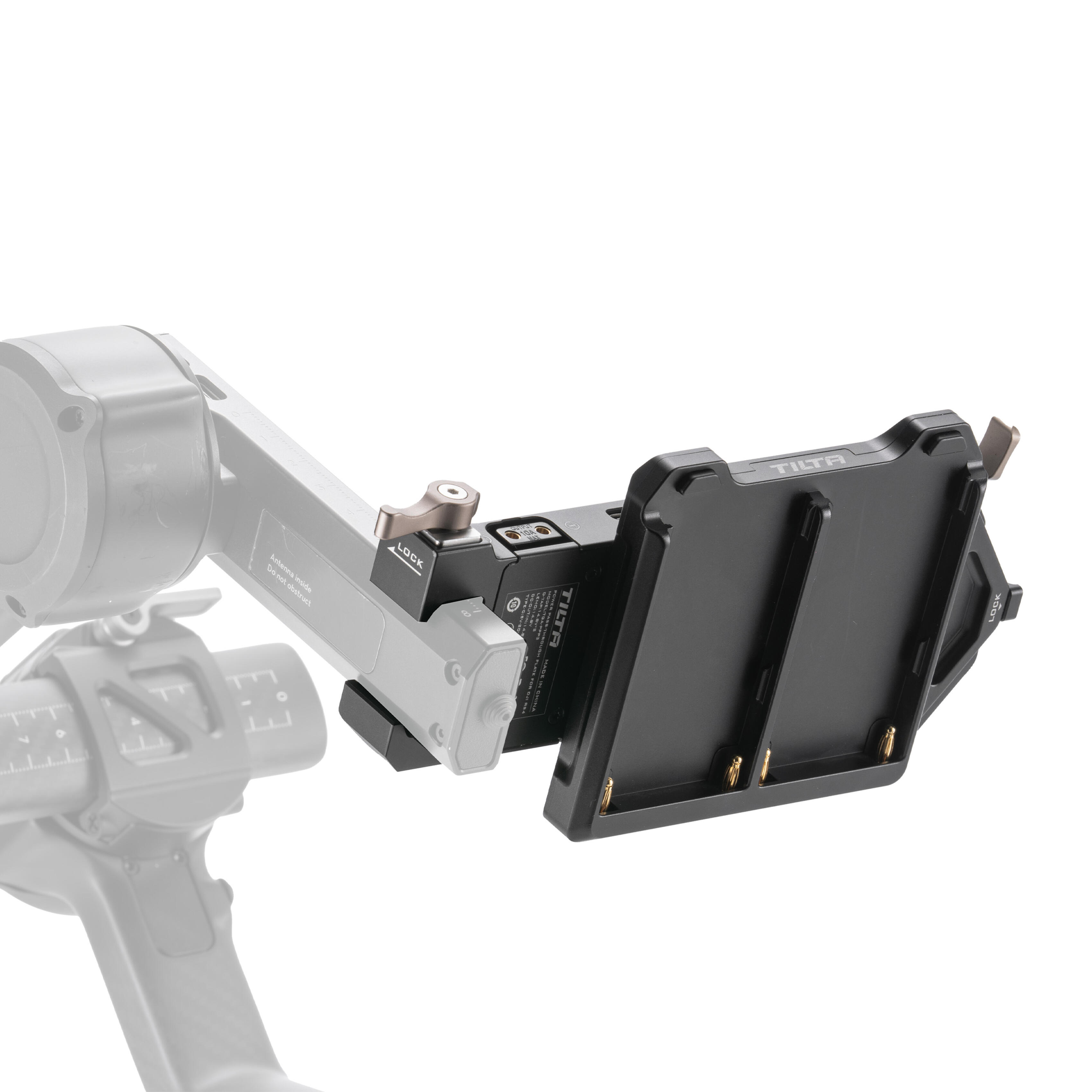 Tilta Power Pass-through Plate for DJI RS 4 With L-Series Battery Plate