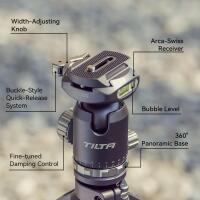 Tilta BT05 Carbon Fiber Travel Tripod - Space Gray 2