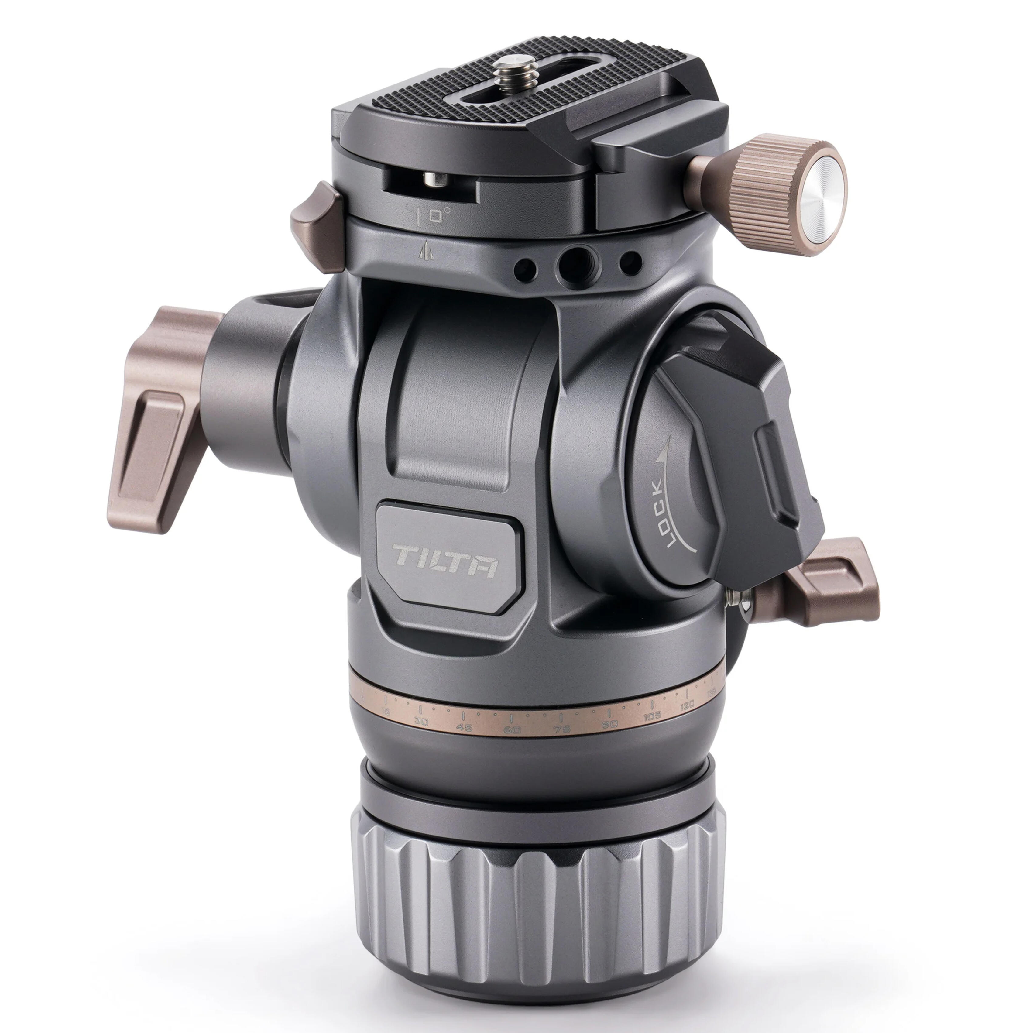 Tilta Travel Video Fluid Head with Flat Base Space Gray - 5KG