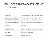 Tilta Boulder Camera Cart Indie Kit - Gray 8
