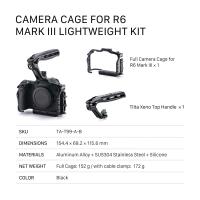 Tilta Camera Cage for Canon R6 Mark III Lightweight Kit - Black 8