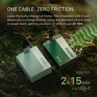 Tilta LP-E17 Battery with USB-C Input - Forest Green 3