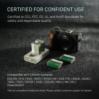 Tilta LP-E17 Battery with USB-C Input - Forest Green 7