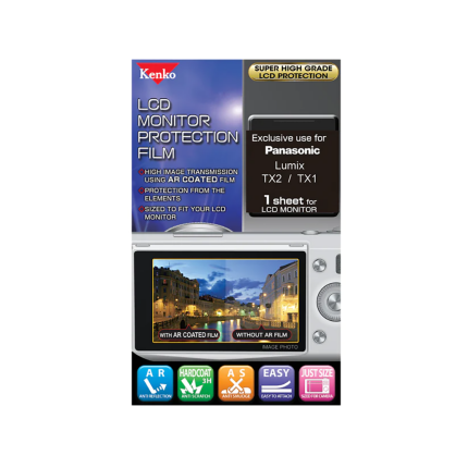 Kenko LCD Screen Protector for Panasonic Lumix TX2/TX1