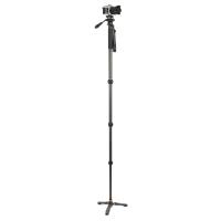 3 Legged Thing Lance Carbon Fiber Monopod Super Kit with Video Head and DocZ 1