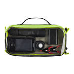 Tenba Tools Cable Pouch Duo 4 Black with Fluorescent Lime Green Piping 2