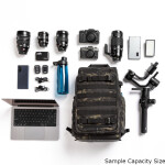 Tenba Axis V2 20L MultiCam Backpack Black (2 Mirrorless Camera, 5-7 Lens, 15 2