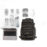 Tenba Axis V2 20L MultiCam Backpack Black (2 Mirrorless Camera, 5-7 Lens, 15 2