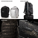 Tenba Axis V2 20L MultiCam Backpack Black (2 Mirrorless Camera, 5-7 Lens, 15 4