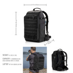 Tenba Axis V2 24L Backpack Black (2 DLSR CameraS, 6-8 Lens, 17in Laptop) 1