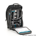 Tenba Axis V2 24L Backpack Black (2 DLSR CameraS, 6-8 Lens, 17in Laptop) 8