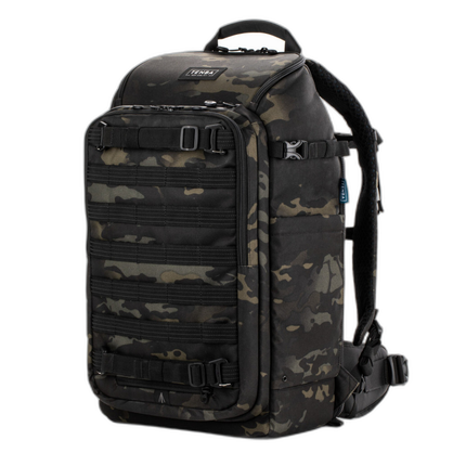 Tenba Axis V2 24L MultiCam Backpack Black (2 DLSR CameraS, 6-8 Lens, 17in La