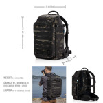 Tenba Axis V2 24L MultiCam Backpack Black (2 DLSR CameraS, 6-8 Lens, 17in La 1