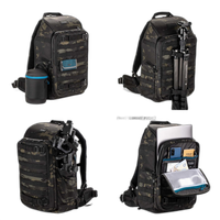 Tenba Axis V2 24L MultiCam Backpack Black (2 DLSR CameraS, 6-8 Lens, 17in La 6