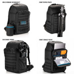 Tenba Axis V2 32L Backpack Black (2 DLSR Cameras, 7-9 Lens, 17in Laptop) 4