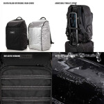 Tenba Axis V2 32L Backpack Black (2 DLSR Cameras, 7-9 Lens, 17in Laptop) 6