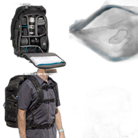 Tenba Axis V2 32L MultiCam Backpack Black (2 DLSR Cameras, 7-9 Lens, 17in La 9